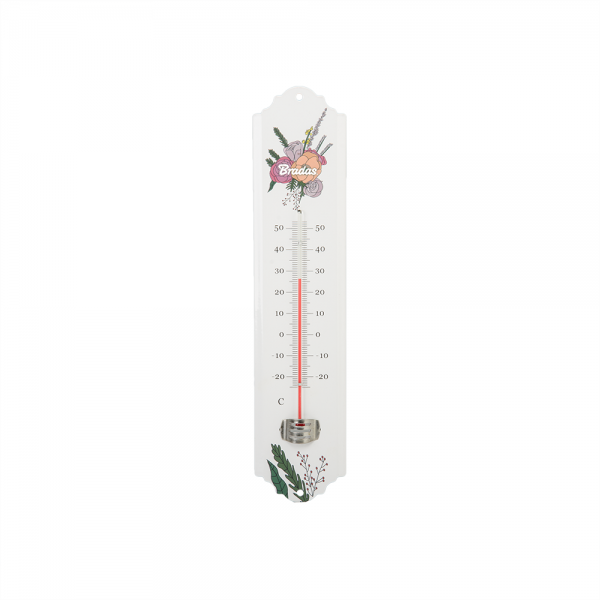 Teploměr venkovní kovový 22 cm